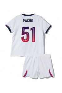 Paris Saint-Germain Willian Pacho #51 Babyklær Borte Fotballdrakt til barn 2026-27 Korte ermer (+ Korte bukser)